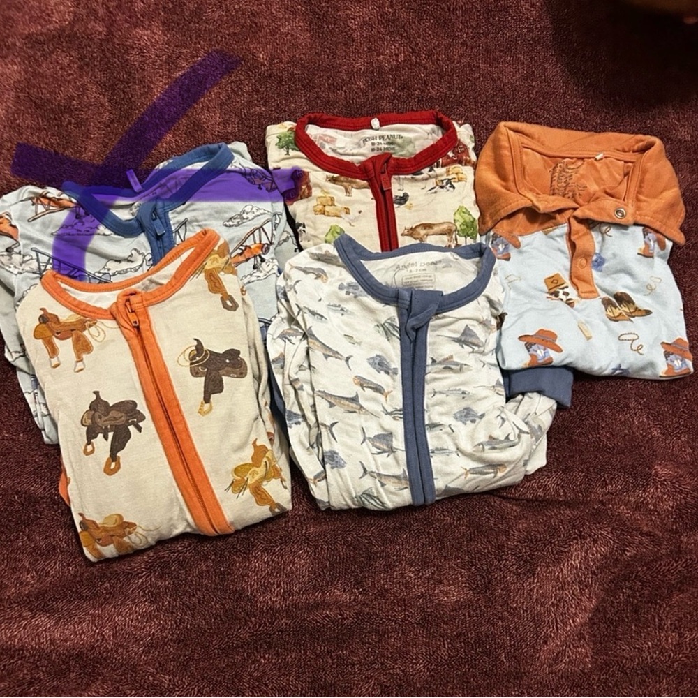 4 Angel Dear/Posh Peanut Bamboo Sleepers